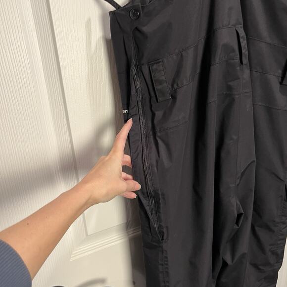 The North Face Freedom Snow Bib Pant - Women's Black Large Dryvent 32” Inseam - Picture 8 of 14